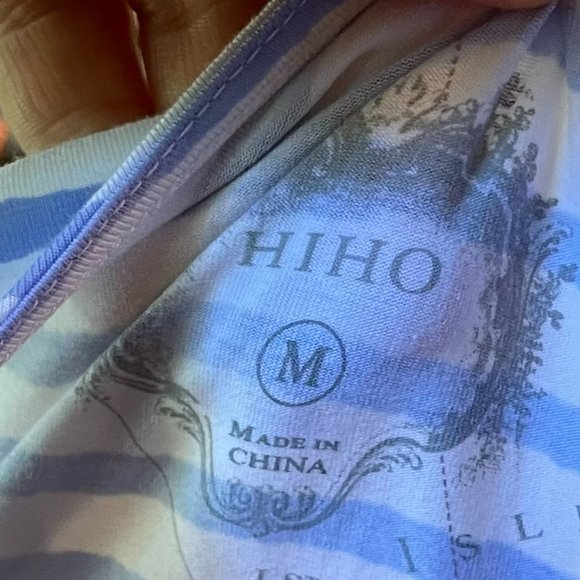 HiHo Hydrangea Chalk Stripe Tank Dress - Picture 6 of 7